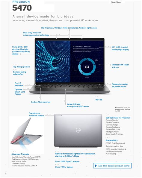 dell precision 5470 spec sheet.